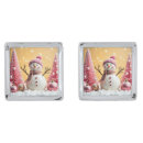 Search for christmas cufflinks Snowman