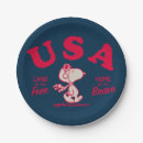 Search for red and blue paper plates Stars and stripes