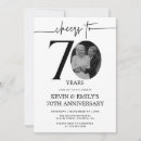 Search for 70th anniversary invitations Cheers to 70 years