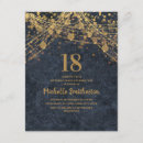 Search for light blue 18th birthday invitations Gold
