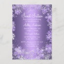 Search for winter wonderland sweet 16 invitations Sparkle
