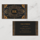Search for ornament business cards Ornamental