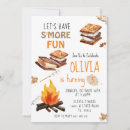 Search for campfire birthday invitations Camping party