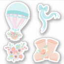 Search for hot air balloon stickers Pastel