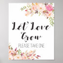 Search for let love grow signs Please take one