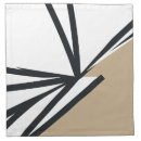Search for black and white abstract napkins Elegant