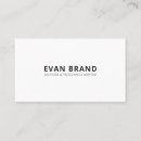 Search for plain business cards Social media