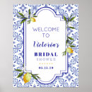 Search for lemon bridal shower posters Blue