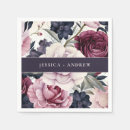 Search for plum wedding napkins Flowers