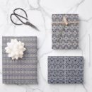 Search for portuguese wrapping paper Blue and white