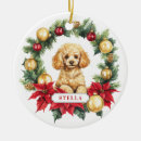 Search for red poodle ornaments Wreath