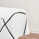 Search for black and white tablecloths Restaurant