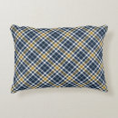 Search for navy blue and yellow pillows White