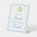 Search for bridal shower favor signs Lemon