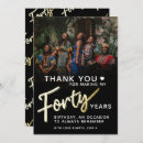 Search for 40th birthday thank you cards Thanks