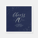 Search for 70th birthday napkins Typography