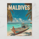 Search for maldives postcards Vintage