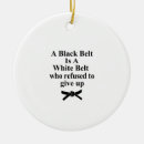 Search for black belt ornaments Karate