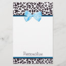 Search for leopard print stationery paper Girly