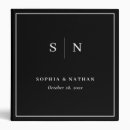 Search for black and white binders Minimalist