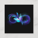 Search for infinity business cards Black