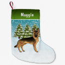 Search for german shepherd christmas stockings Black and tan