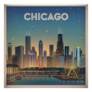 Search for chicago skyline posters Travel