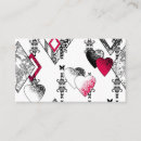 Search for valentines day business cards pattern
