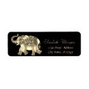 Search for elephant return address labels Stylish