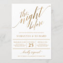 Search for gold lettering invitations Chic
