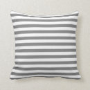 Search for charcoal gray and white pillows Stripes