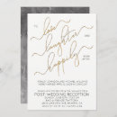 Search for post wedding invitations Just married