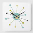 Search for star clocks Mid century modern