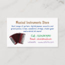 Search for accordion business cards Instrument