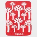 Search for mushroom baby blankets Girly