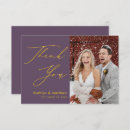Search for purple wedding thank you cards Mauve