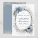 Search for blue and silver wedding invitations Couple