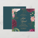 Search for emerald green gold invitations Botanical