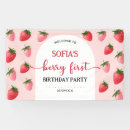 Search for berry first birthday banners Party