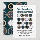 Search for clock invitations Party