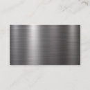 Search for brushed metal business cards Construction