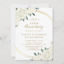 Search for 50th anniversary party invitations Watercolor flowers