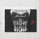 Search for groomsman cards Suit