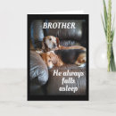 Search for funny brother birthday cards Dog