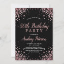 Search for pink and black 50th birthday invitations Fiftieth