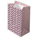 Search for pink and navy gift bags Polka dots
