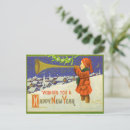 Search for vintage happy new year postcards Cute