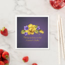 Search for yellow rose napkins Anniversary