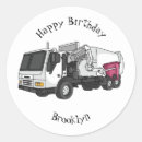 Search for garbage truck stickers Trash