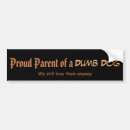 Search for proud parent bumper stickers Dog